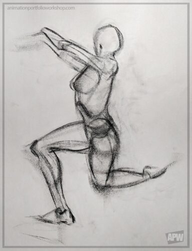 accepted seneca animation portfolio, life drawing, gesture drawing, animation portfolio workshop, anatomy